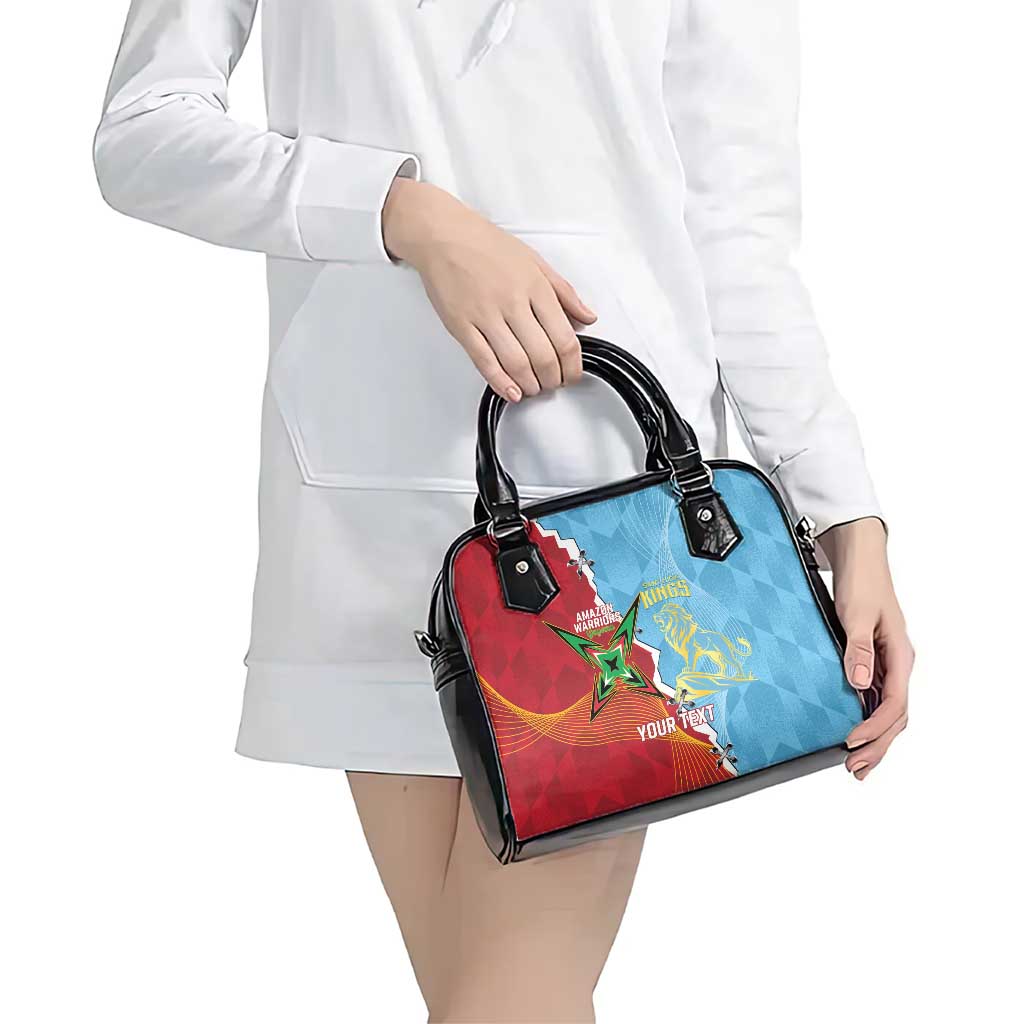 Saint Lucia and Guyana Cricket Personalized Shoulder Handbag Kings Amazon Warriors Together LT14
