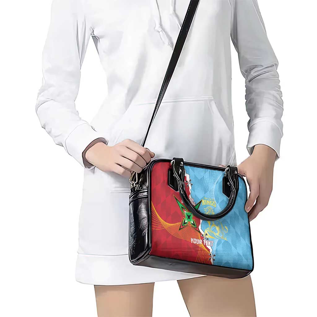 Saint Lucia and Guyana Cricket Personalized Shoulder Handbag Kings Amazon Warriors Together LT14