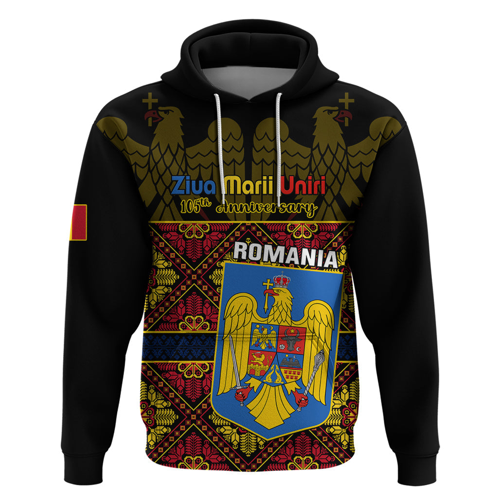 Personalised Romania Great Union Day Hoodie Ziua Marii Uniri 105th Anniversary LT14