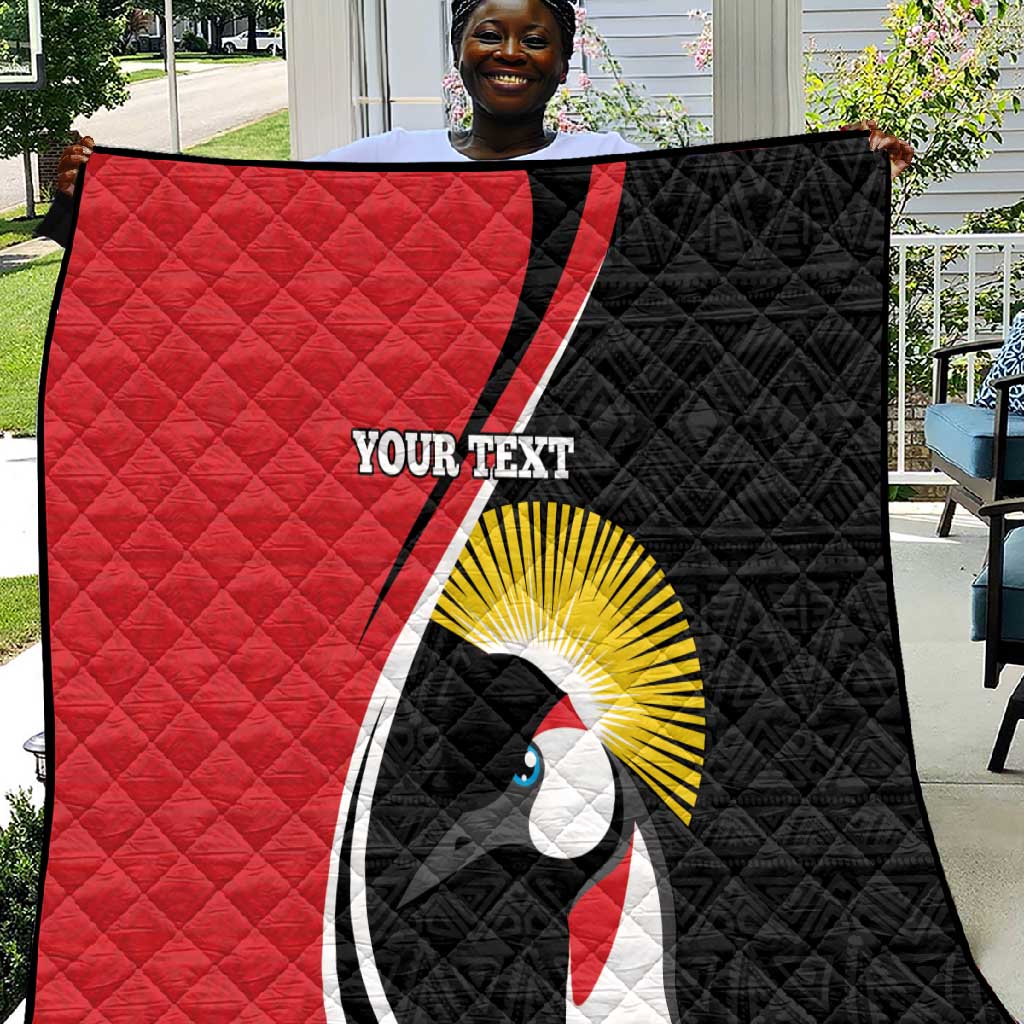 Afro Uganda Rugby Custom Quilt Go Cranes - African Pattern LT14