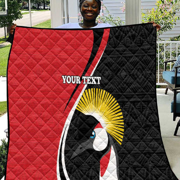 Afro Uganda Rugby Custom Quilt Go Cranes - African Pattern LT14
