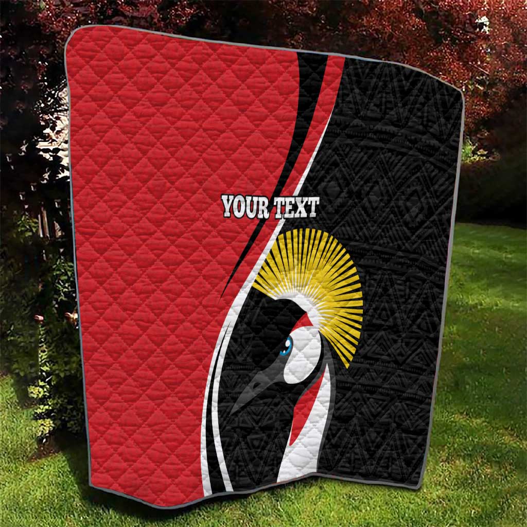 Afro Uganda Rugby Custom Quilt Go Cranes - African Pattern LT14