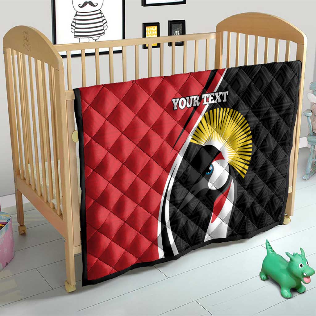 Afro Uganda Rugby Custom Quilt Go Cranes - African Pattern LT14
