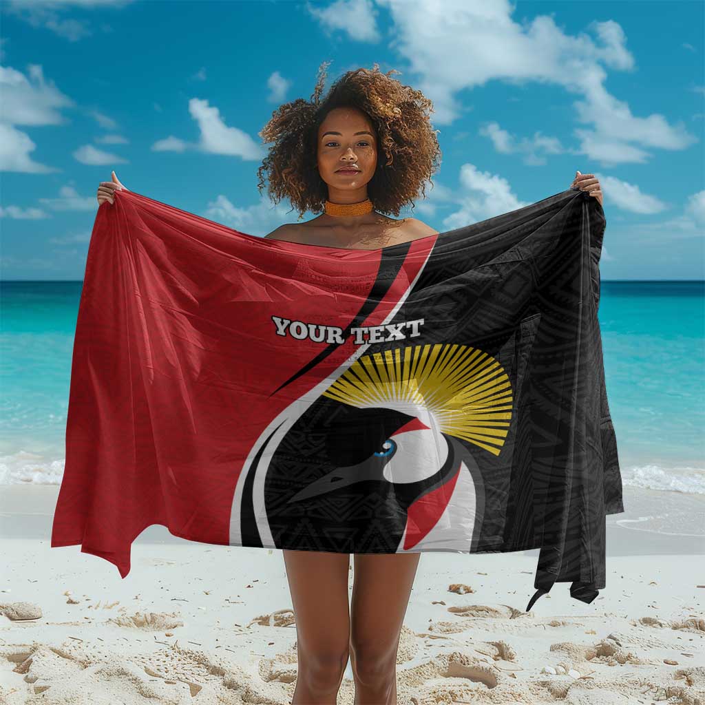 Afro Uganda Rugby Custom Sarong Go Cranes - African Pattern LT14