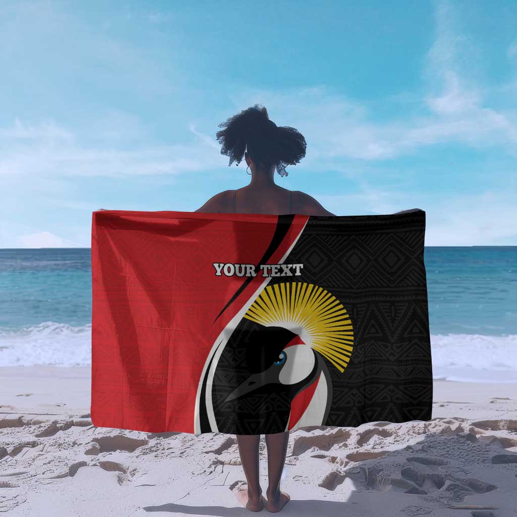 Afro Uganda Rugby Custom Sarong Go Cranes - African Pattern LT14