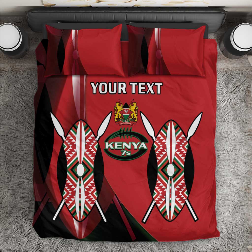 Custom Kenya Rugby Sevens Kenyan Sporty Version Bedding Set LT14