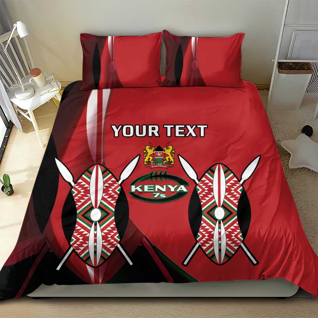 Custom Kenya Rugby Sevens Kenyan Sporty Version Bedding Set LT14