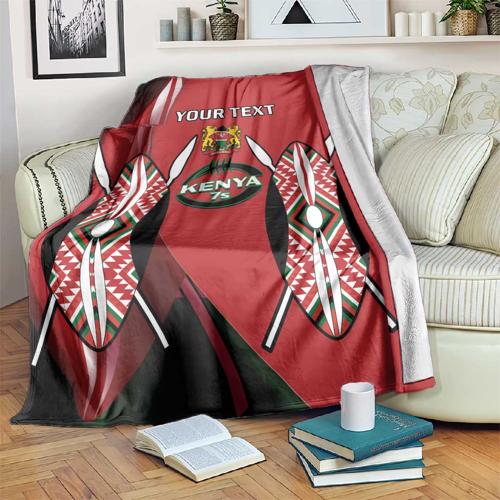 Custom Kenya Rugby Sevens Kenyan Sporty Version Blanket LT14