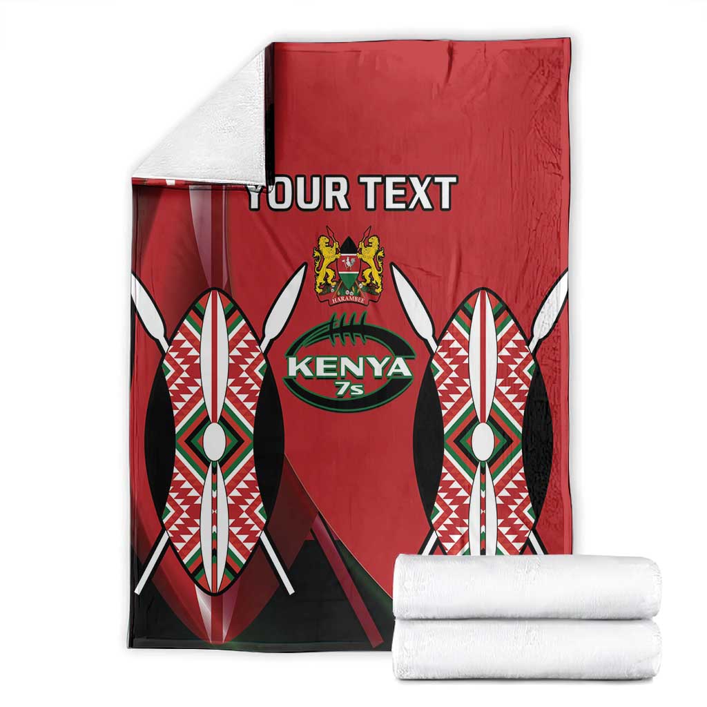 Custom Kenya Rugby Sevens Kenyan Sporty Version Blanket LT14