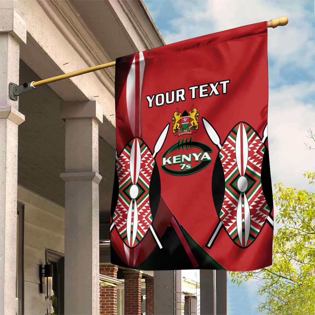 Custom Kenya Rugby Sevens Kenyan Sporty Version Garden Flag LT14