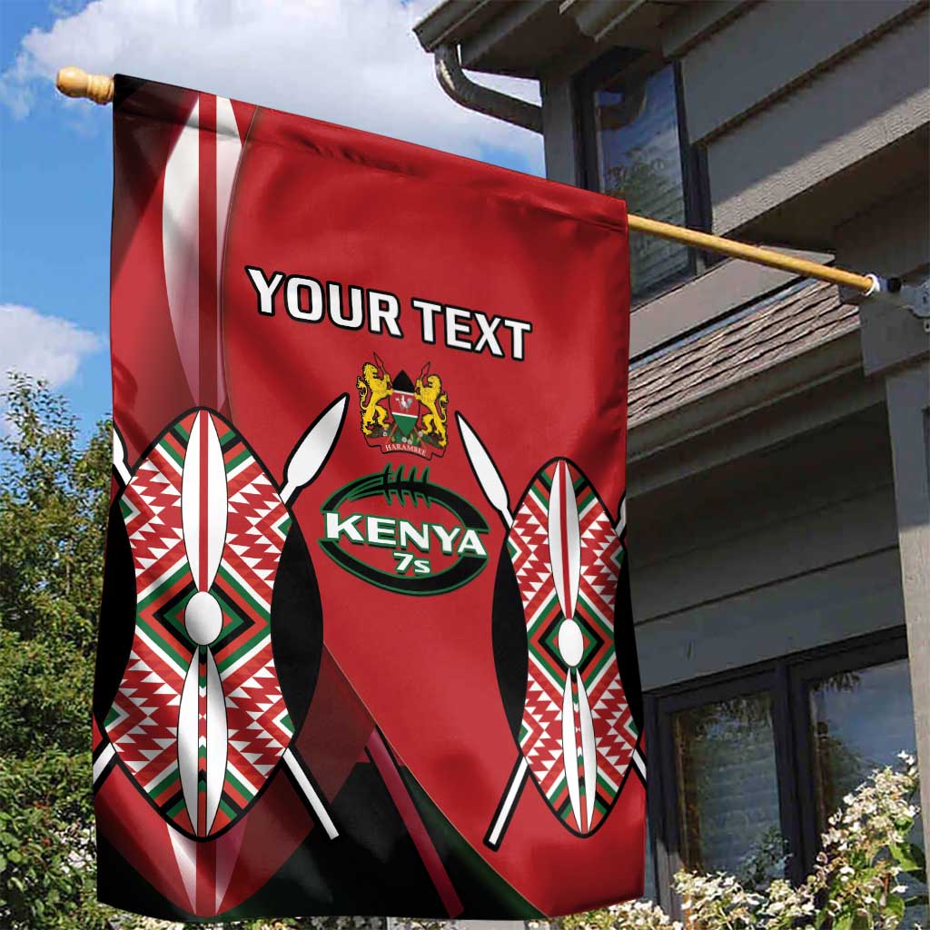 Custom Kenya Rugby Sevens Kenyan Sporty Version Garden Flag LT14