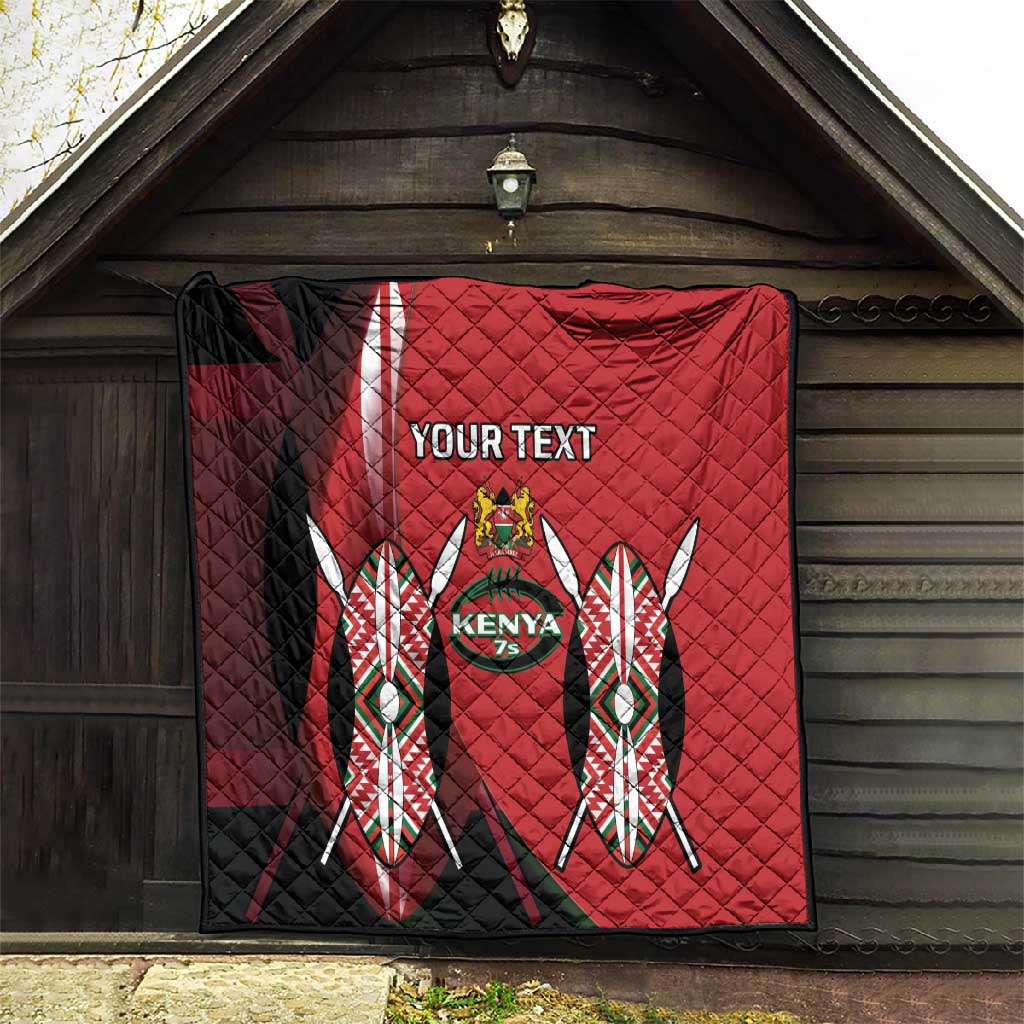 Custom Kenya Rugby Sevens Kenyan Sporty Version Quilt LT14