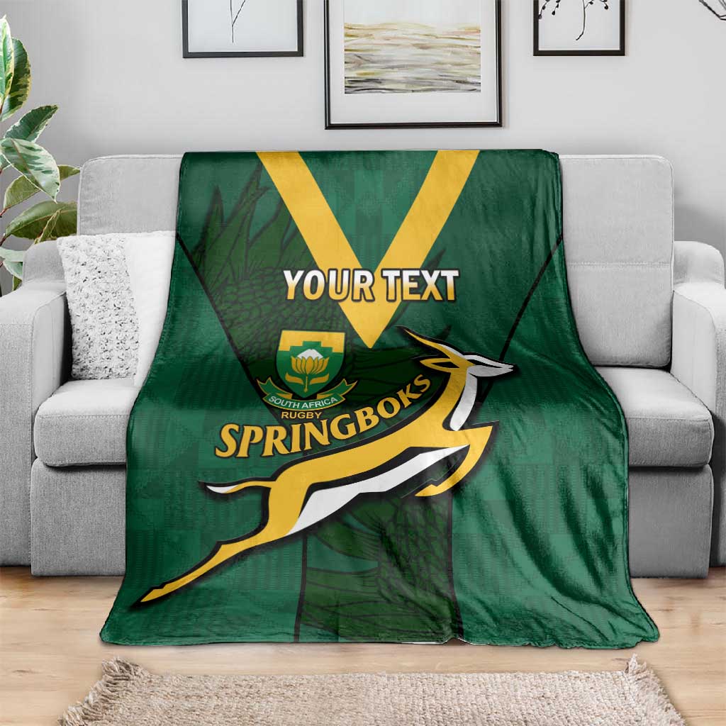 Custom South Africa Rugby Go Blitzboks Sevens Blanket LT14