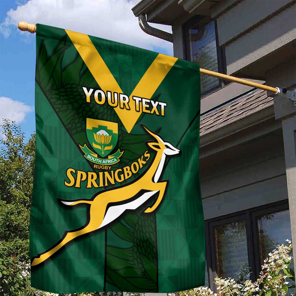 Custom South Africa Rugby Go Blitzboks Sevens Garden Flag LT14