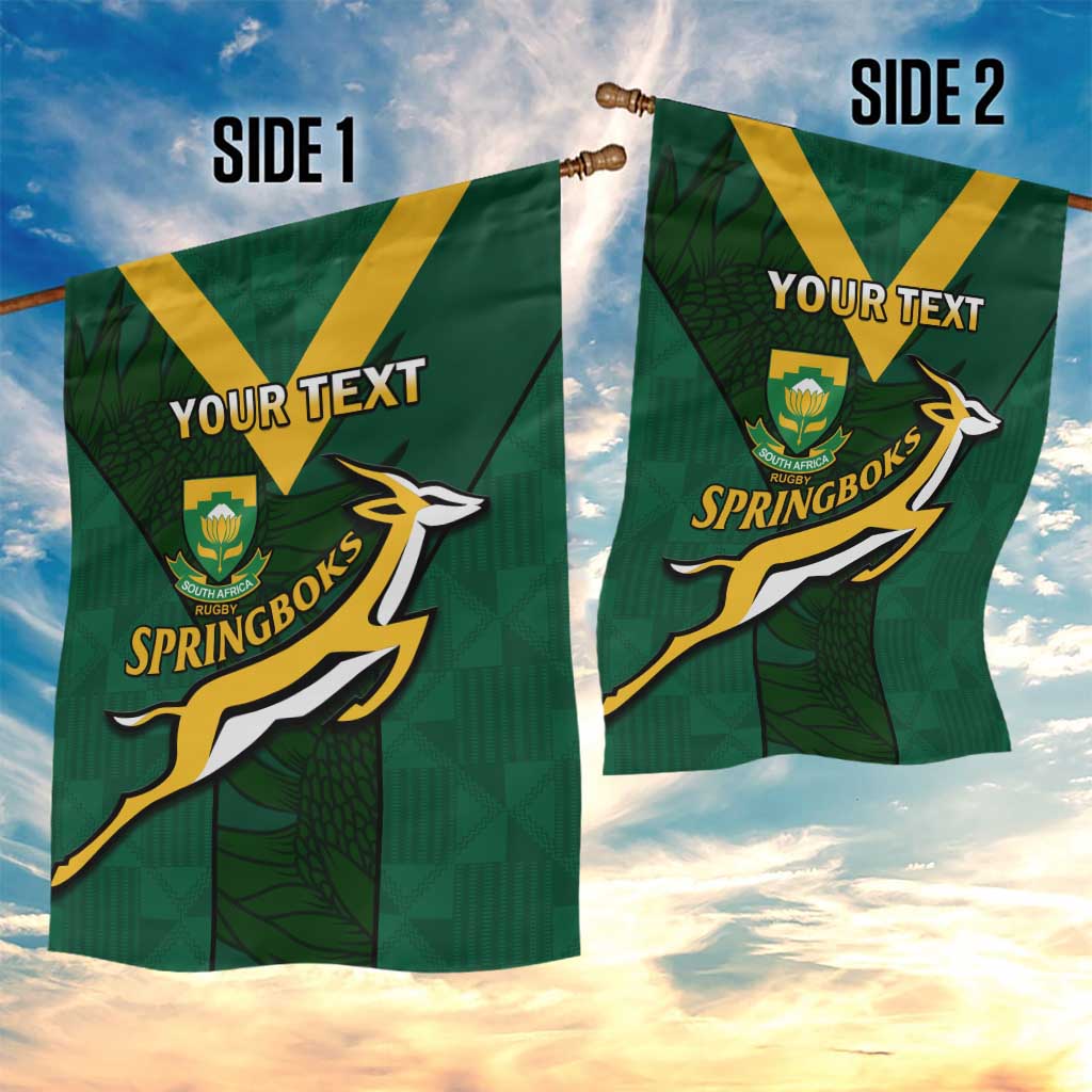 Custom South Africa Rugby Go Blitzboks Sevens Garden Flag LT14