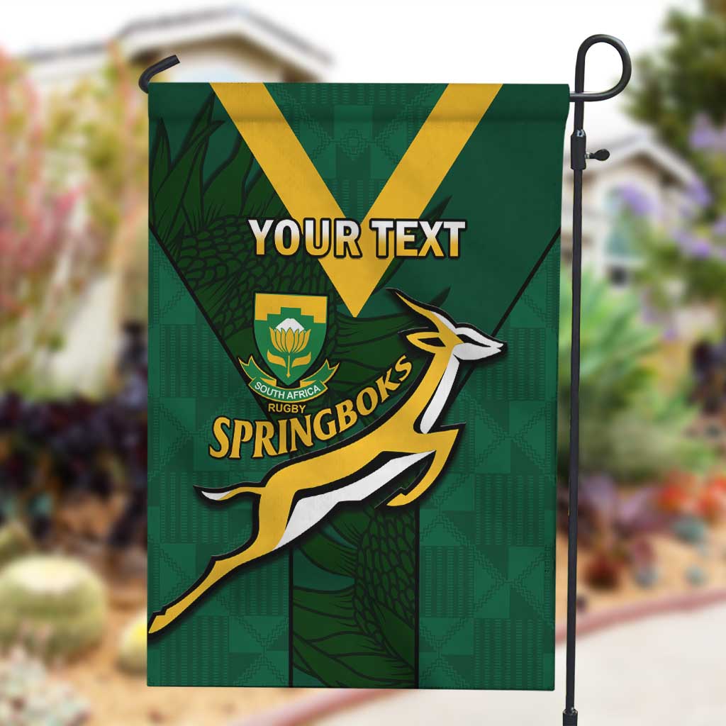 Custom South Africa Rugby Go Blitzboks Sevens Garden Flag LT14