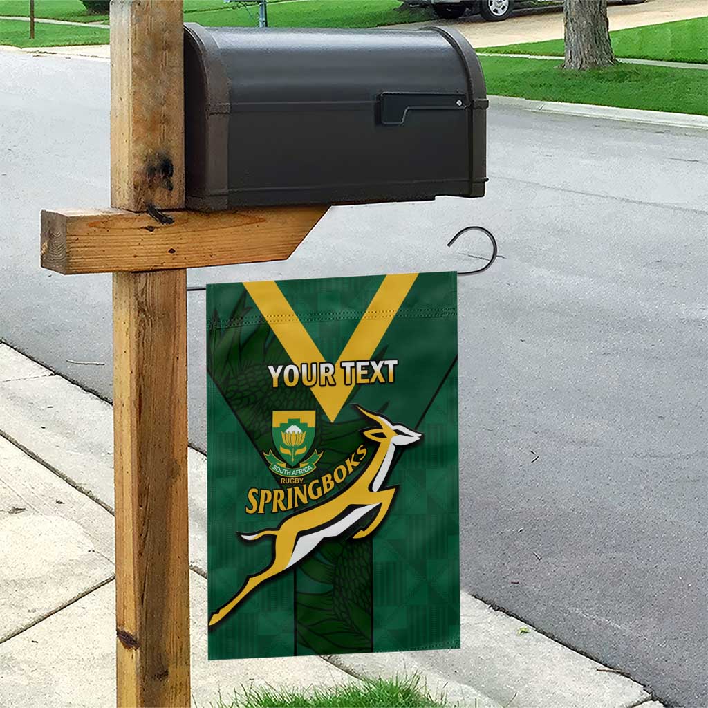 Custom South Africa Rugby Go Blitzboks Sevens Garden Flag LT14