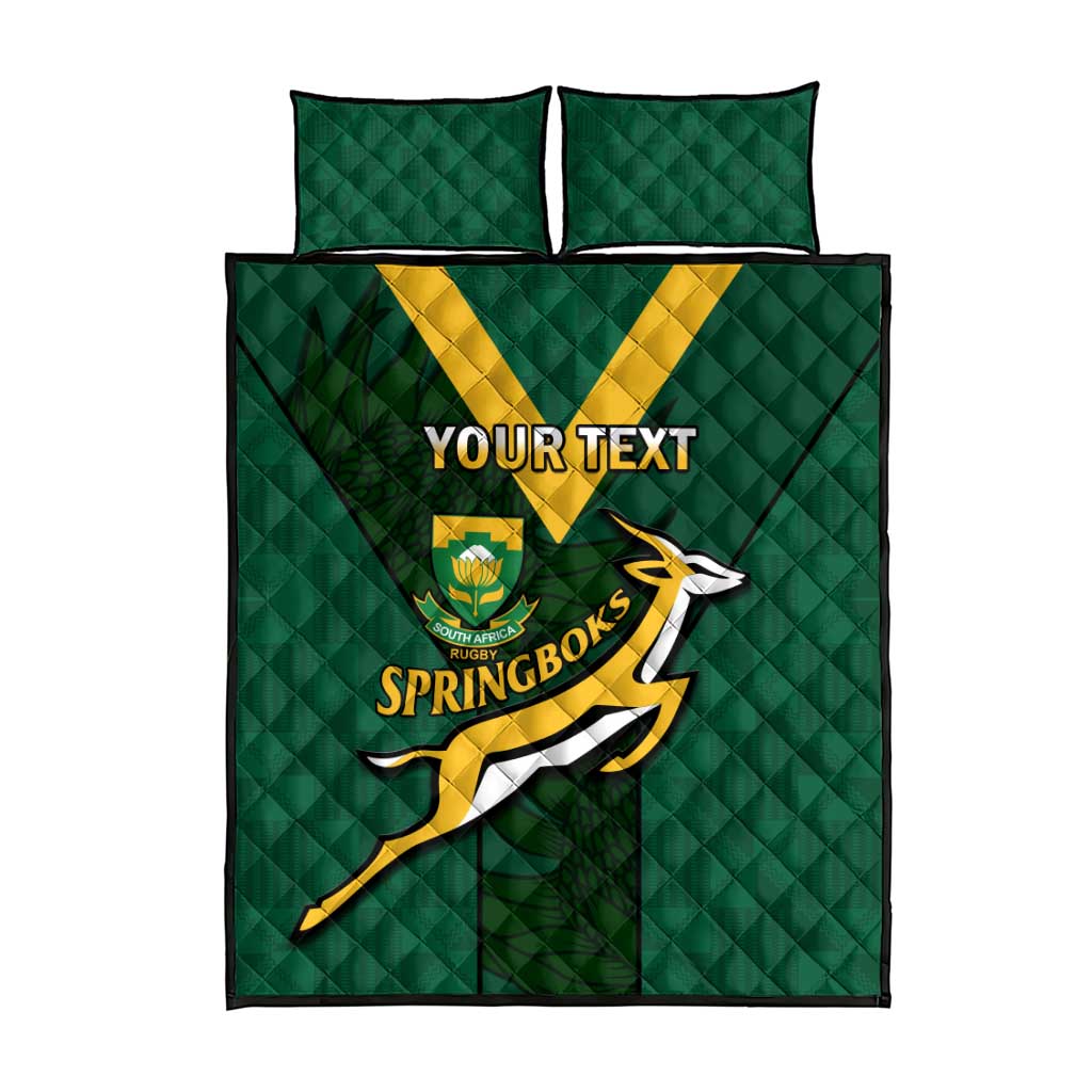 Custom South Africa Rugby Go Blitzboks Sevens Quilt Bed Set LT14