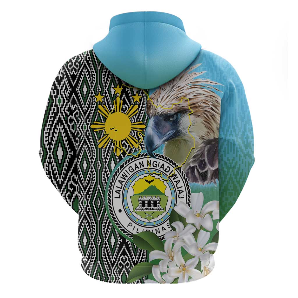 Cotabato Philippines Province Hoodie Filipino Eagle Sampaguita Tinalak Pattern LT14