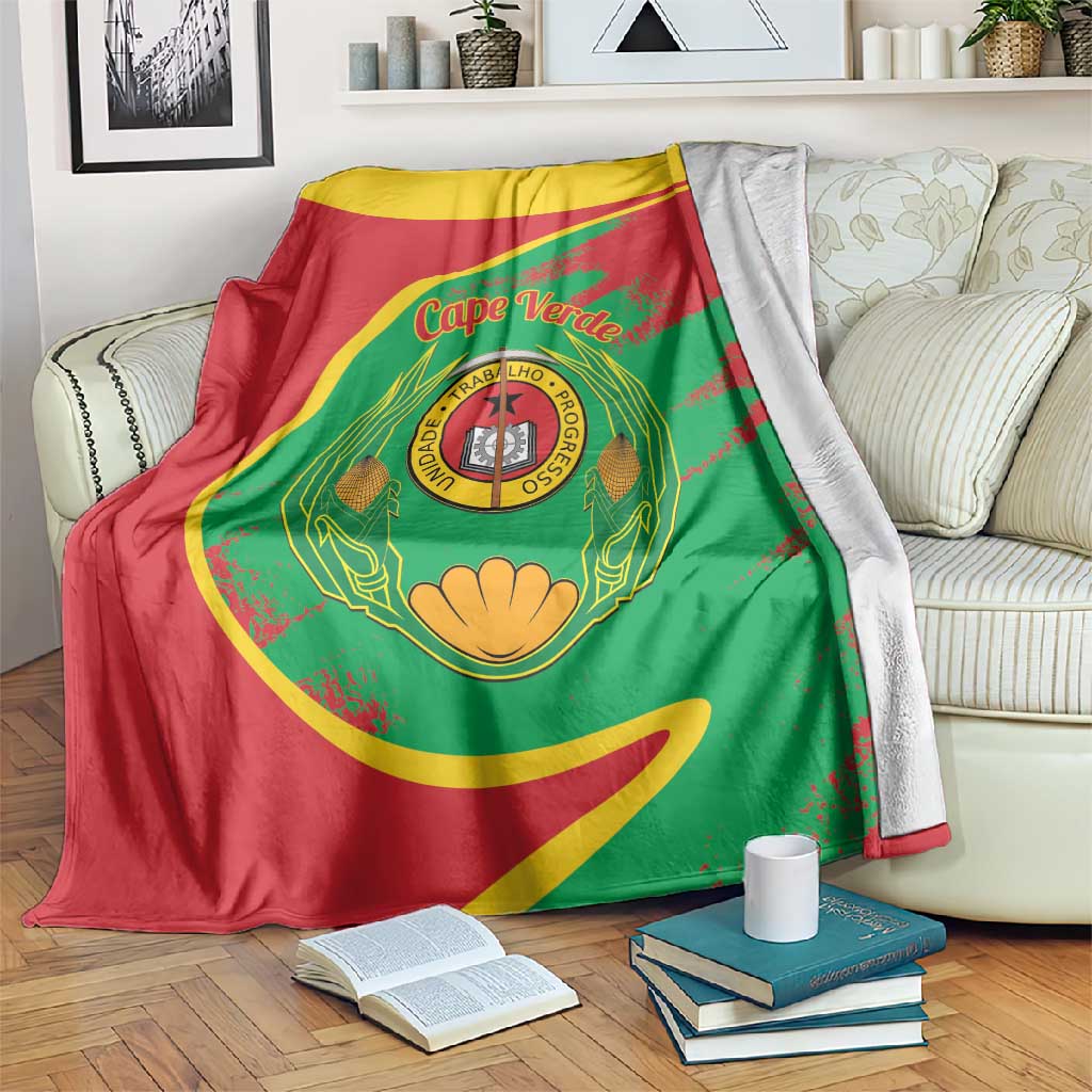 Cape Verde 1975-1992 Blanket Coat Of Arms Grunge Style LT14