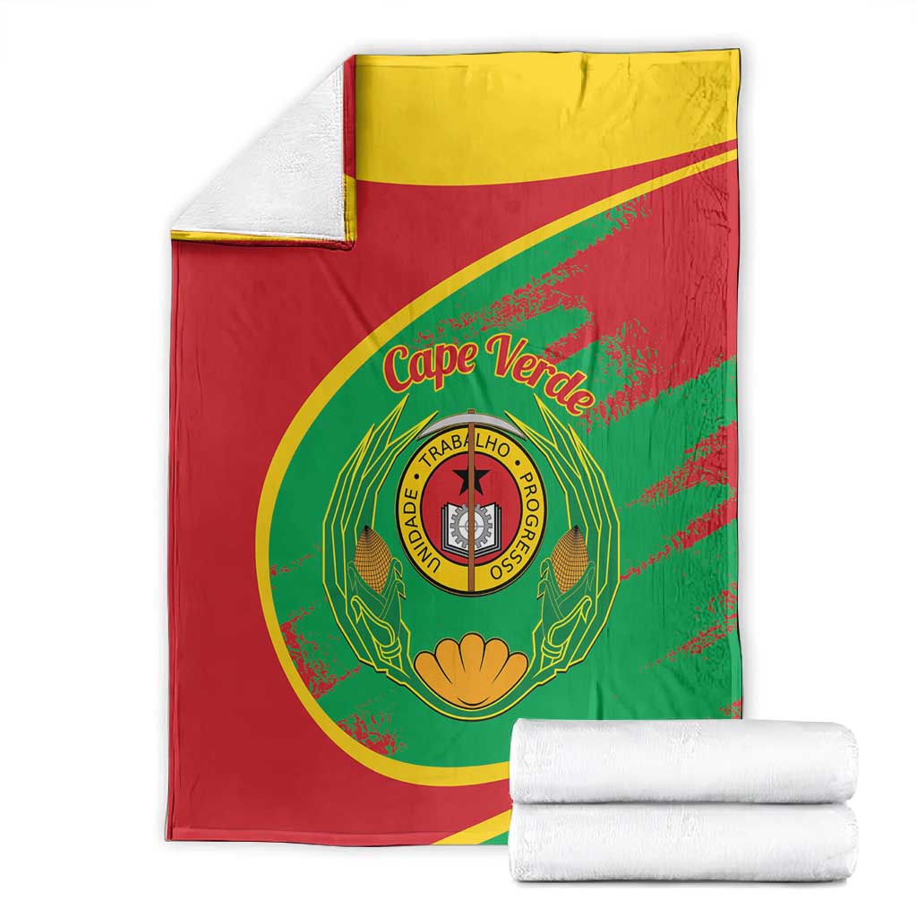 Cape Verde 1975-1992 Blanket Coat Of Arms Grunge Style LT14