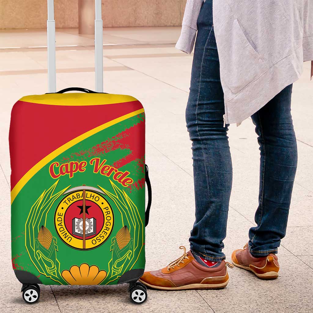 Cape Verde 1975-1992 Luggage Cover Coat Of Arms Grunge Style LT14