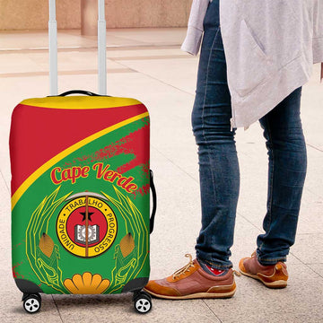 Cape Verde 1975-1992 Luggage Cover Coat Of Arms Grunge Style LT14