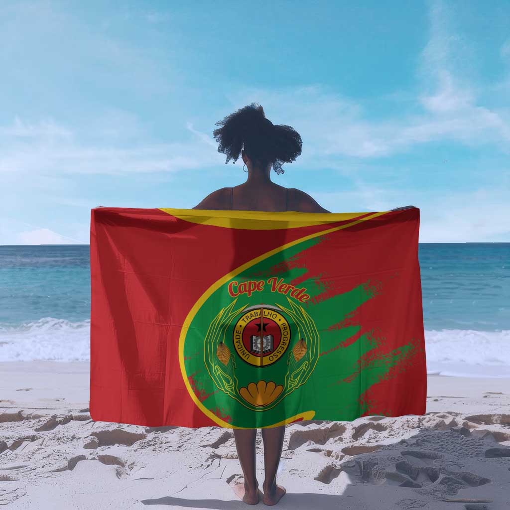 Cape Verde 1975-1992 Sarong Coat Of Arms Grunge Style LT14