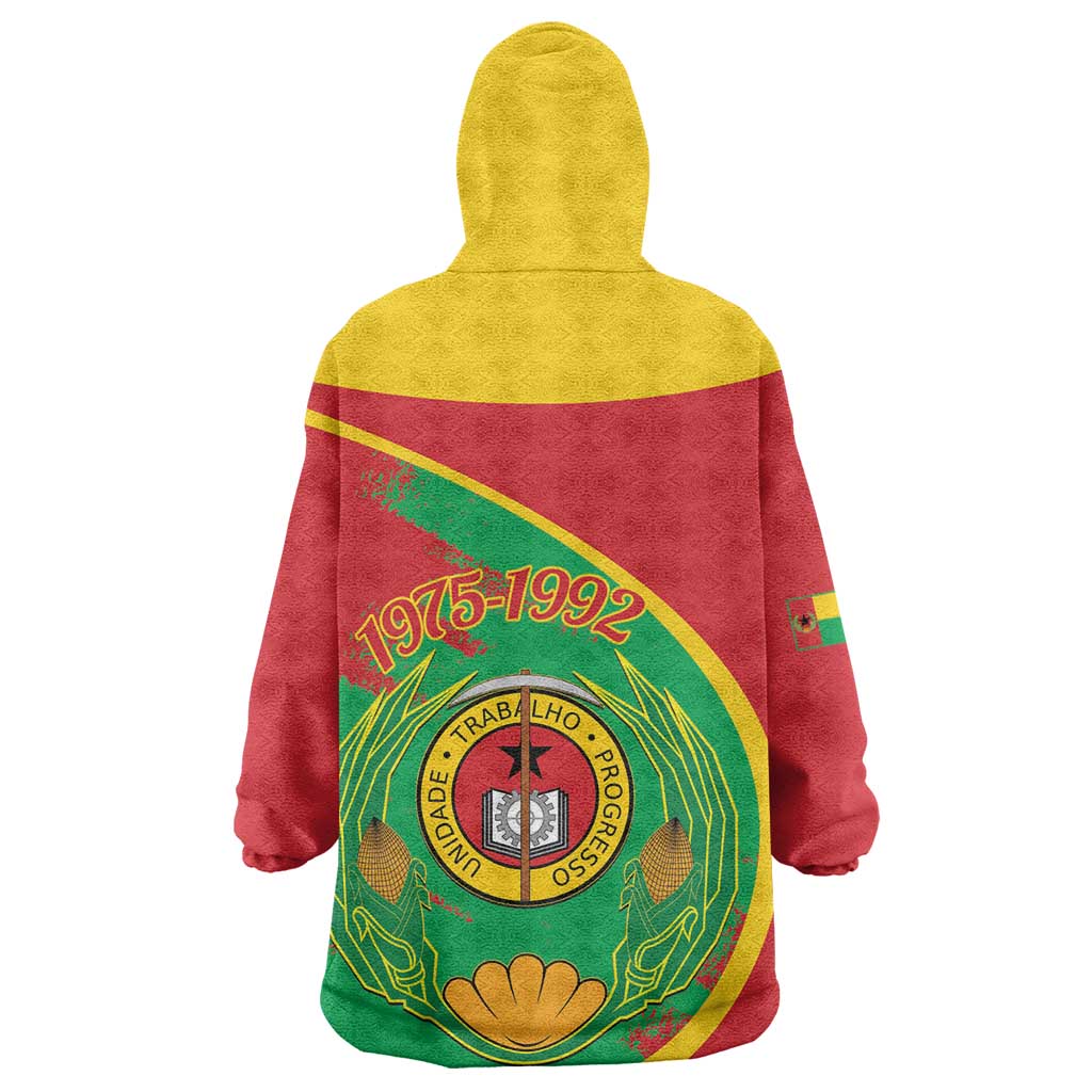 Cape Verde 1975-1992 Wearable Blanket Hoodie Coat Of Arms Grunge Style LT14
