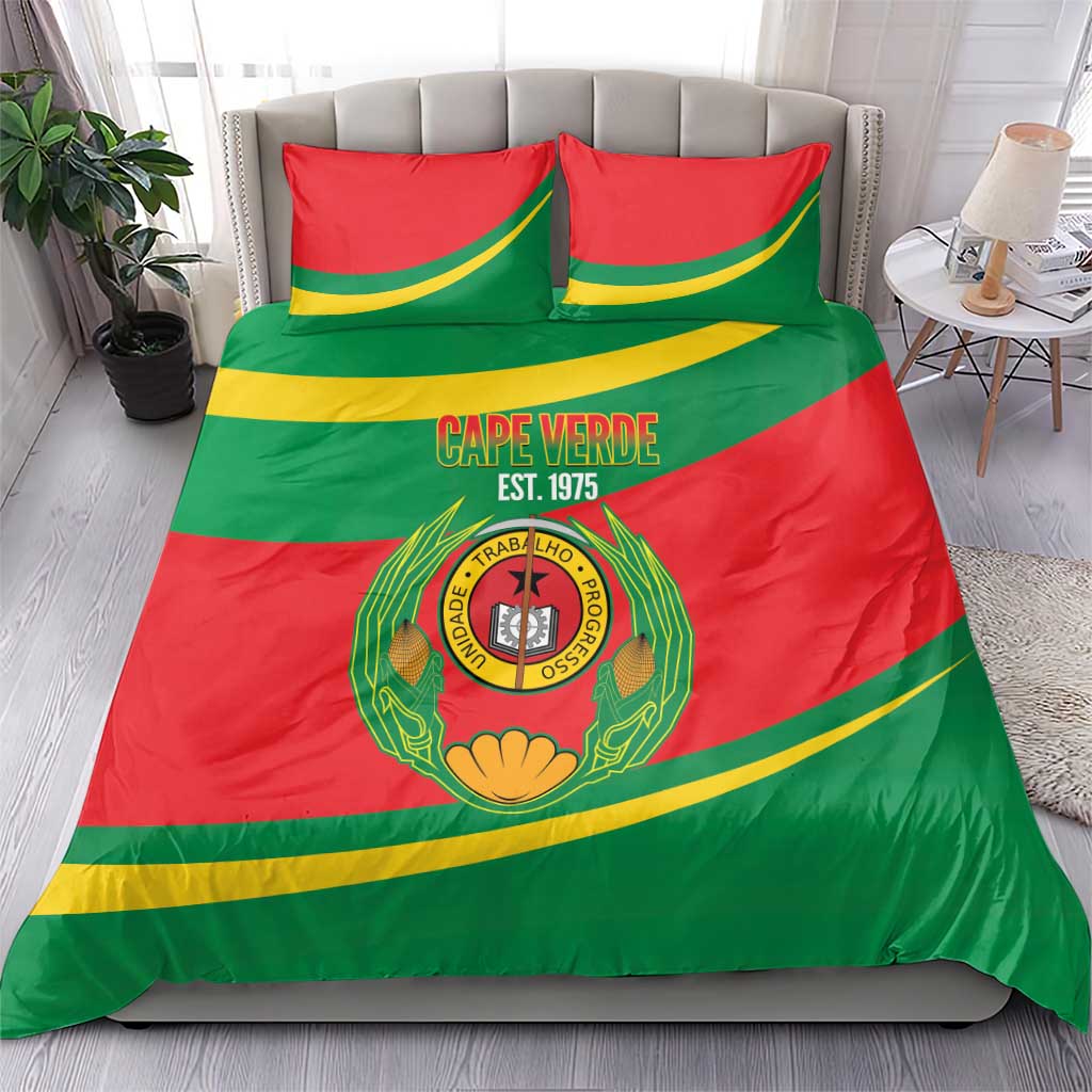 Cape Verde 1975-1992 Bedding Set Unidade Trabalho Progresso LT14