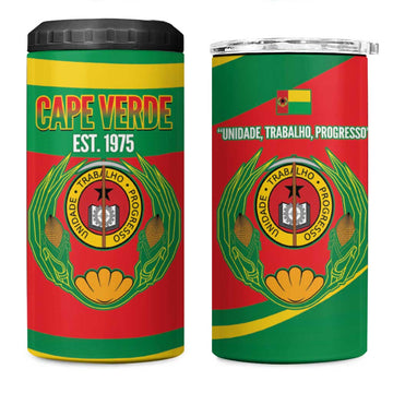 Cape Verde 1975-1992 4 in 1 Can Cooler Tumbler Unidade Trabalho Progresso LT14