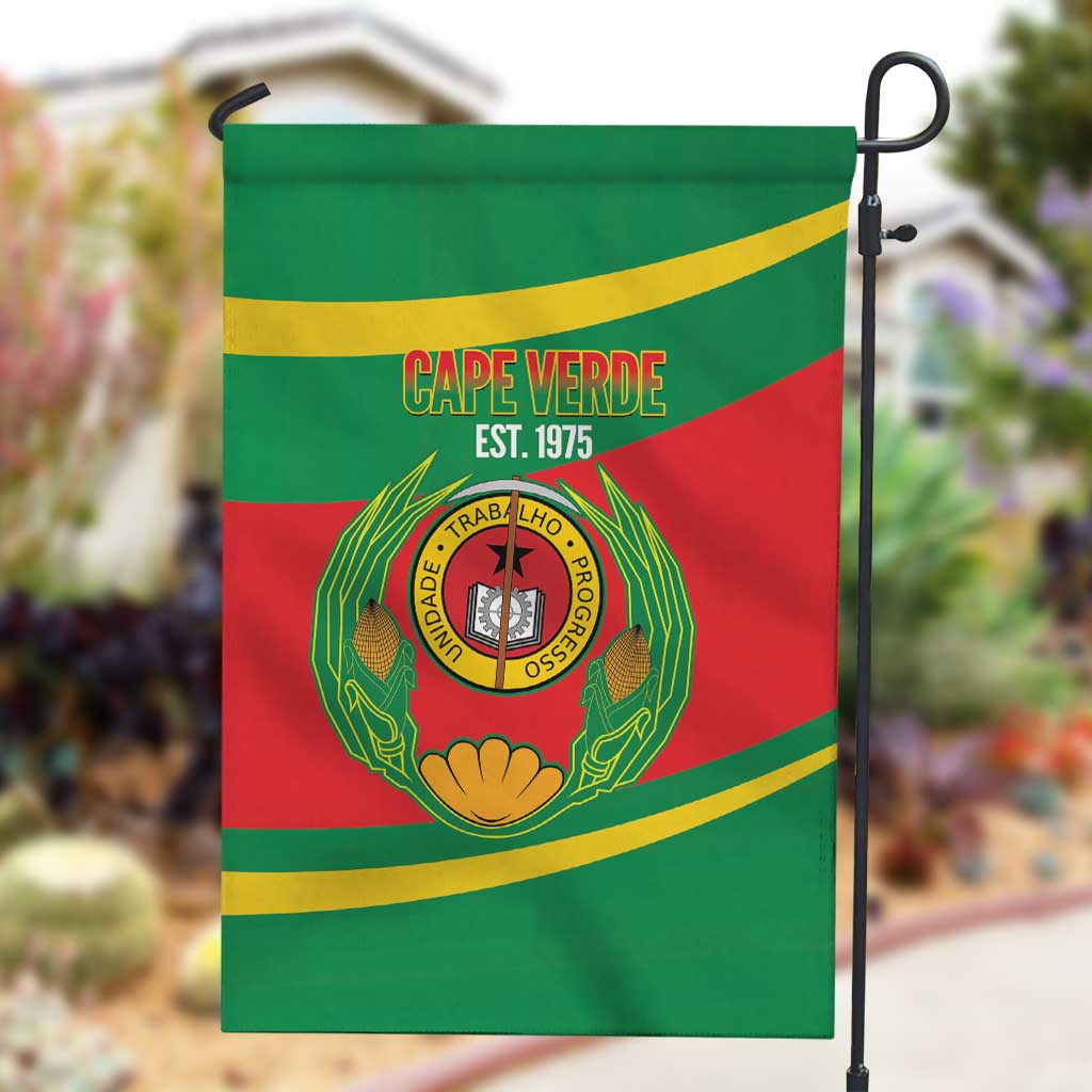 Cape Verde 1975-1992 Garden Flag Unidade Trabalho Progresso LT14