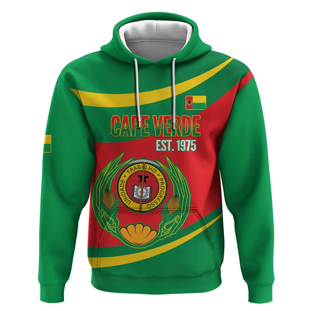 Cape Verde 1975-1992 Hoodie Unidade Trabalho Progresso LT14