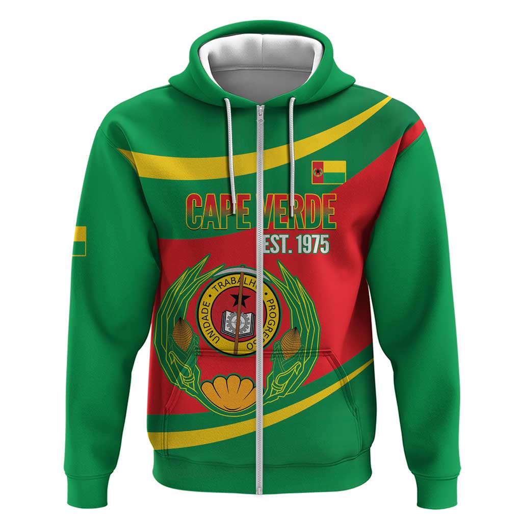Cape Verde 1975-1992 Hoodie Unidade Trabalho Progresso LT14