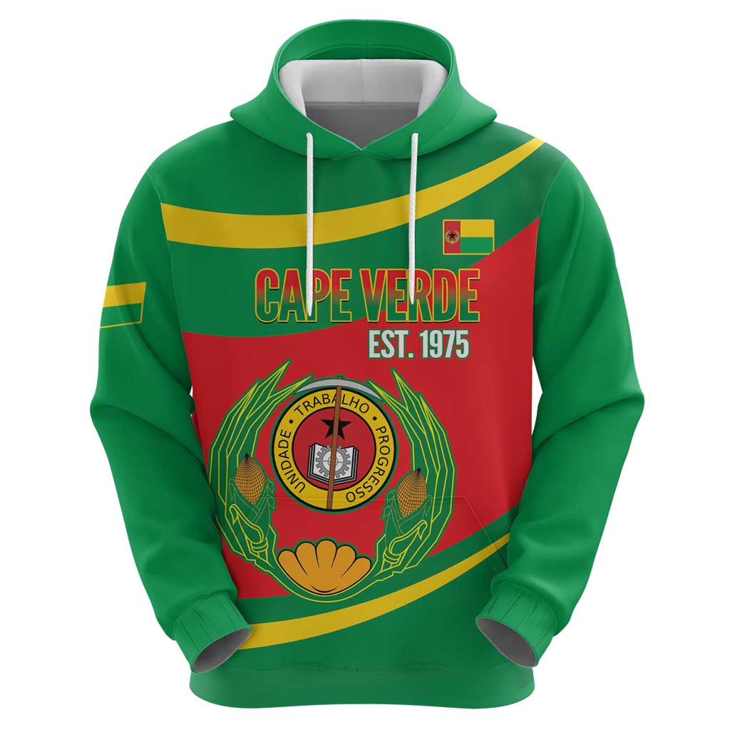 Cape Verde 1975-1992 Hoodie Unidade Trabalho Progresso LT14