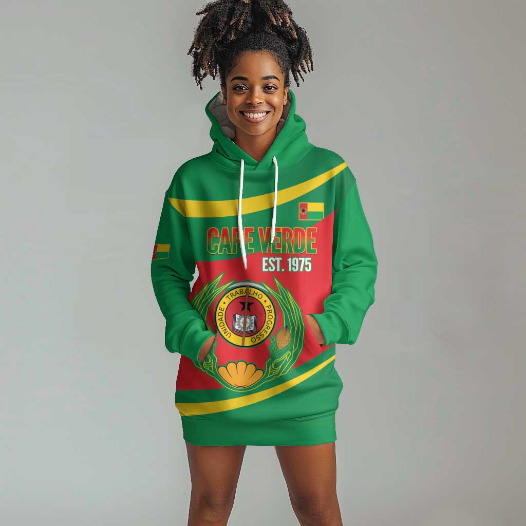Cape Verde 1975-1992 Hoodie Dress Unidade Trabalho Progresso LT14