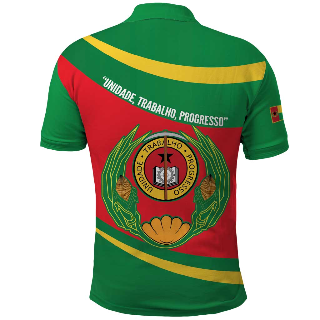 Cape Verde 1975-1992 Polo Shirt Unidade Trabalho Progresso LT14