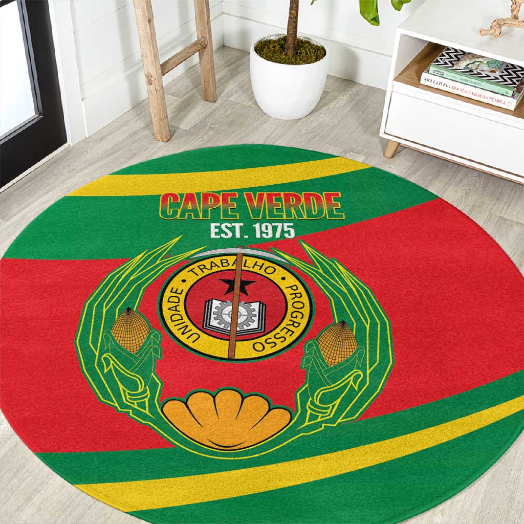 Cape Verde 1975-1992 Round Carpet Unidade Trabalho Progresso LT14