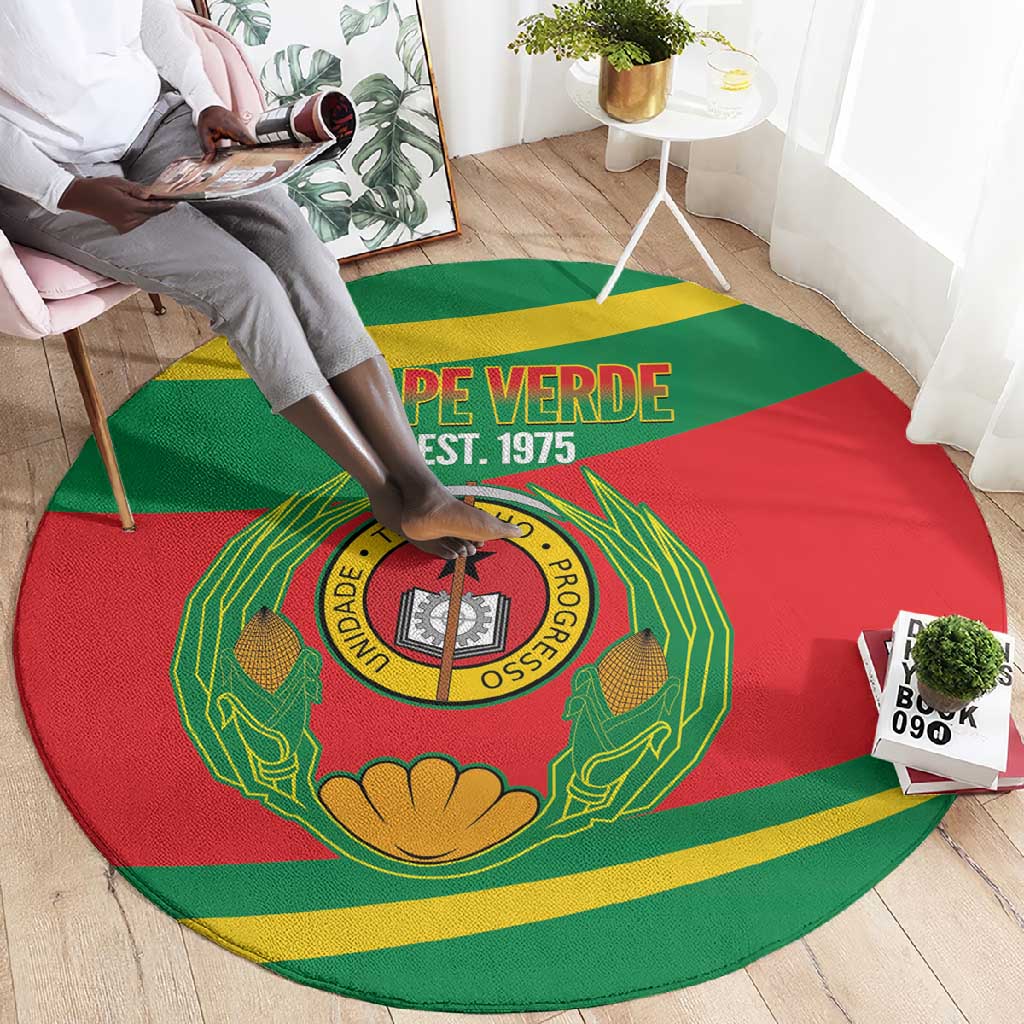 Cape Verde 1975-1992 Round Carpet Unidade Trabalho Progresso LT14