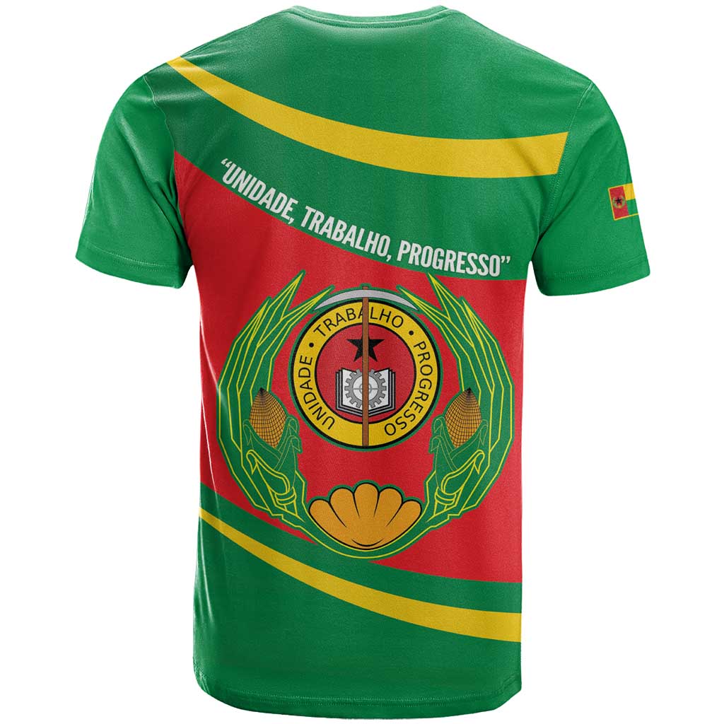 Cape Verde 1975-1992 T shirt Unidade Trabalho Progresso LT14