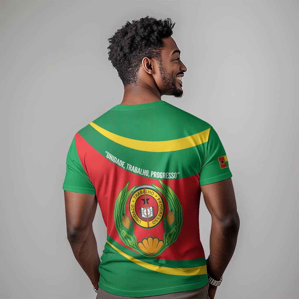 Cape Verde 1975-1992 T shirt Unidade Trabalho Progresso LT14