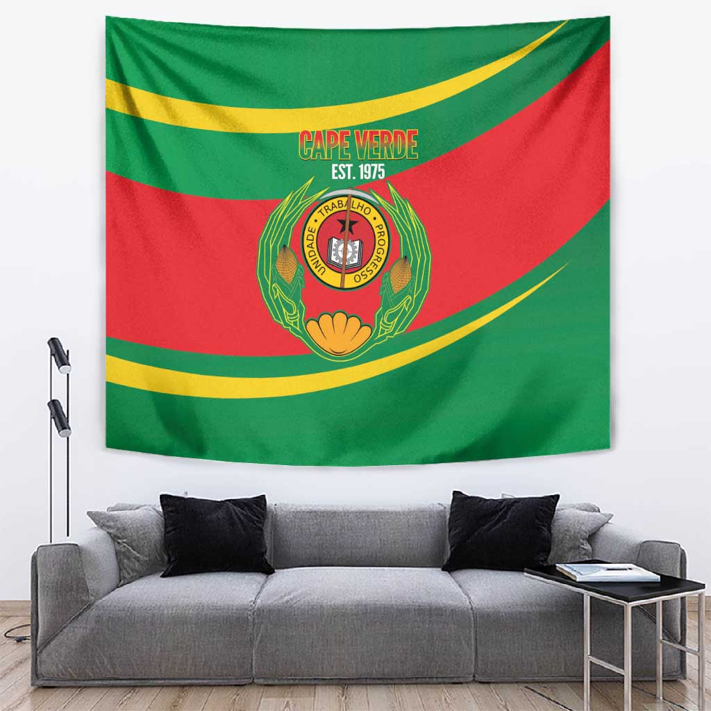 Cape Verde 1975-1992 Tapestry Unidade Trabalho Progresso LT14