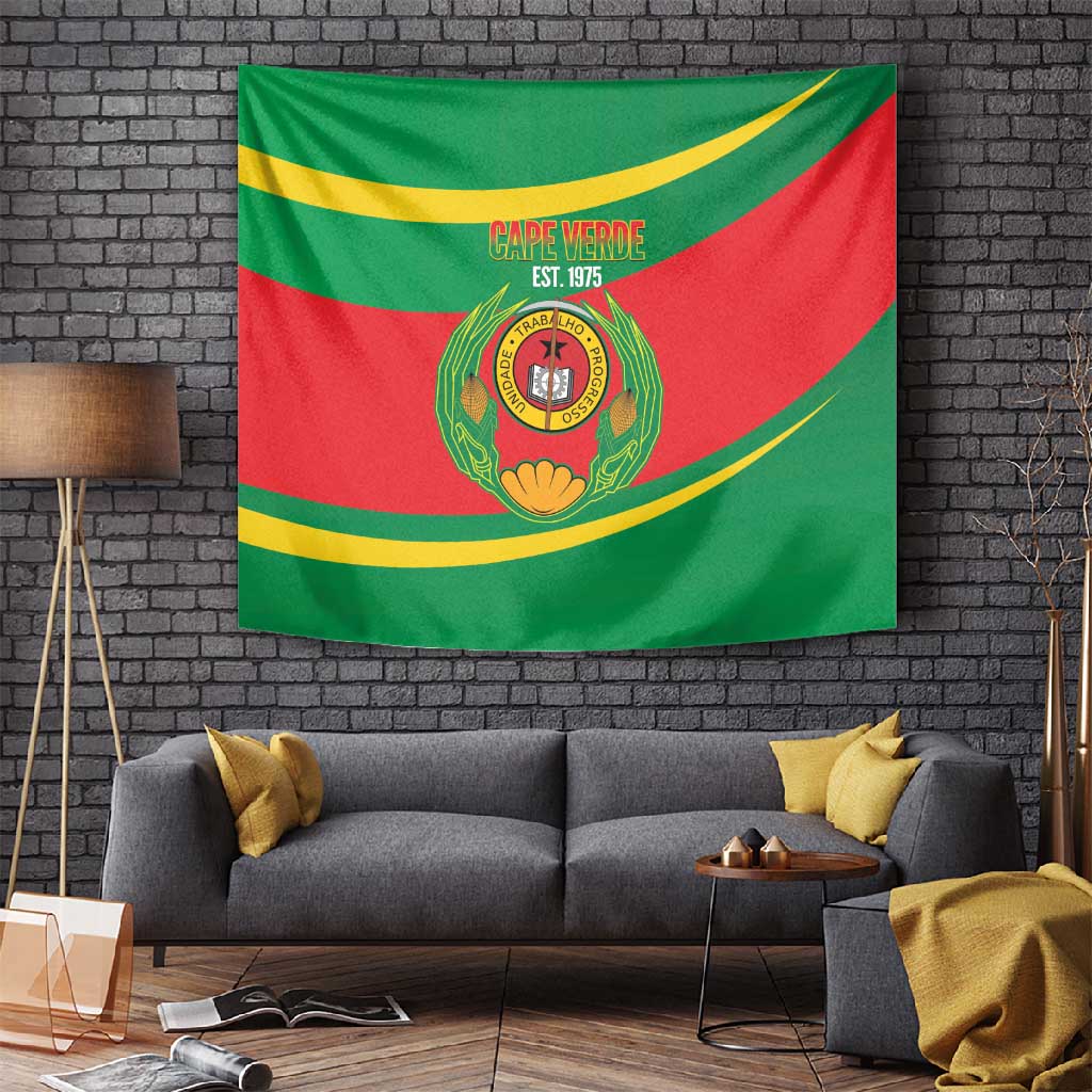 Cape Verde 1975-1992 Tapestry Unidade Trabalho Progresso LT14