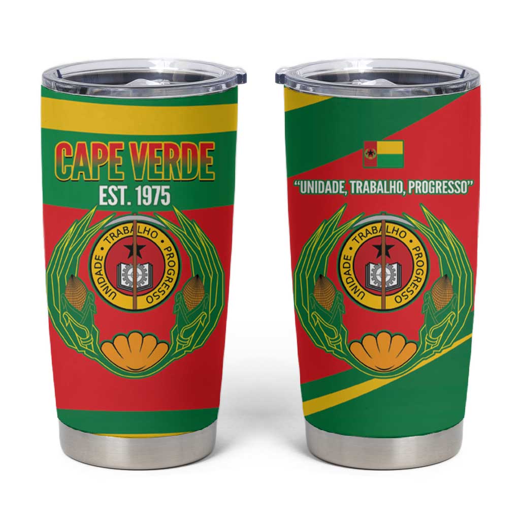 Cape Verde 1975-1992 Tumbler Cup Unidade Trabalho Progresso LT14