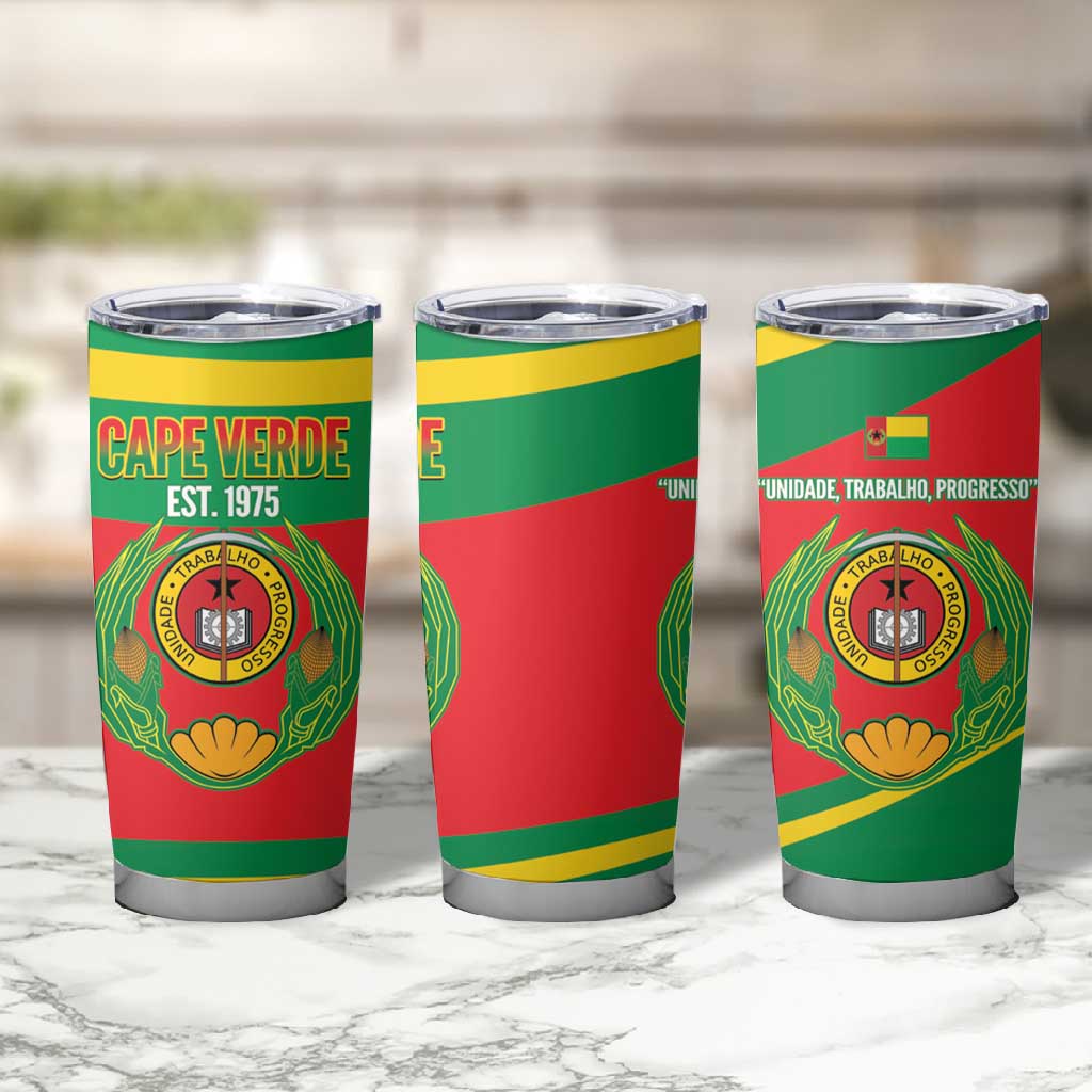 Cape Verde 1975-1992 Tumbler Cup Unidade Trabalho Progresso LT14