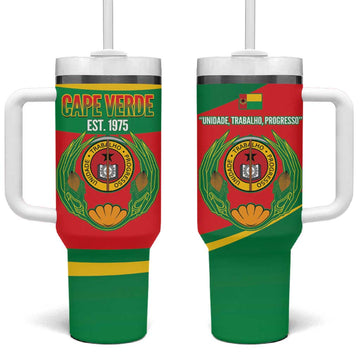 Cape Verde 1975-1992 Tumbler With Handle Unidade Trabalho Progresso LT14
