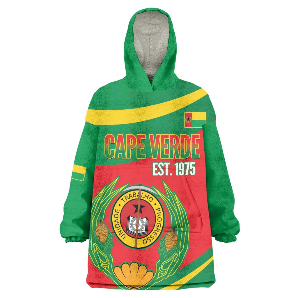 Cape Verde 1975-1992 Wearable Blanket Hoodie Unidade Trabalho Progresso LT14
