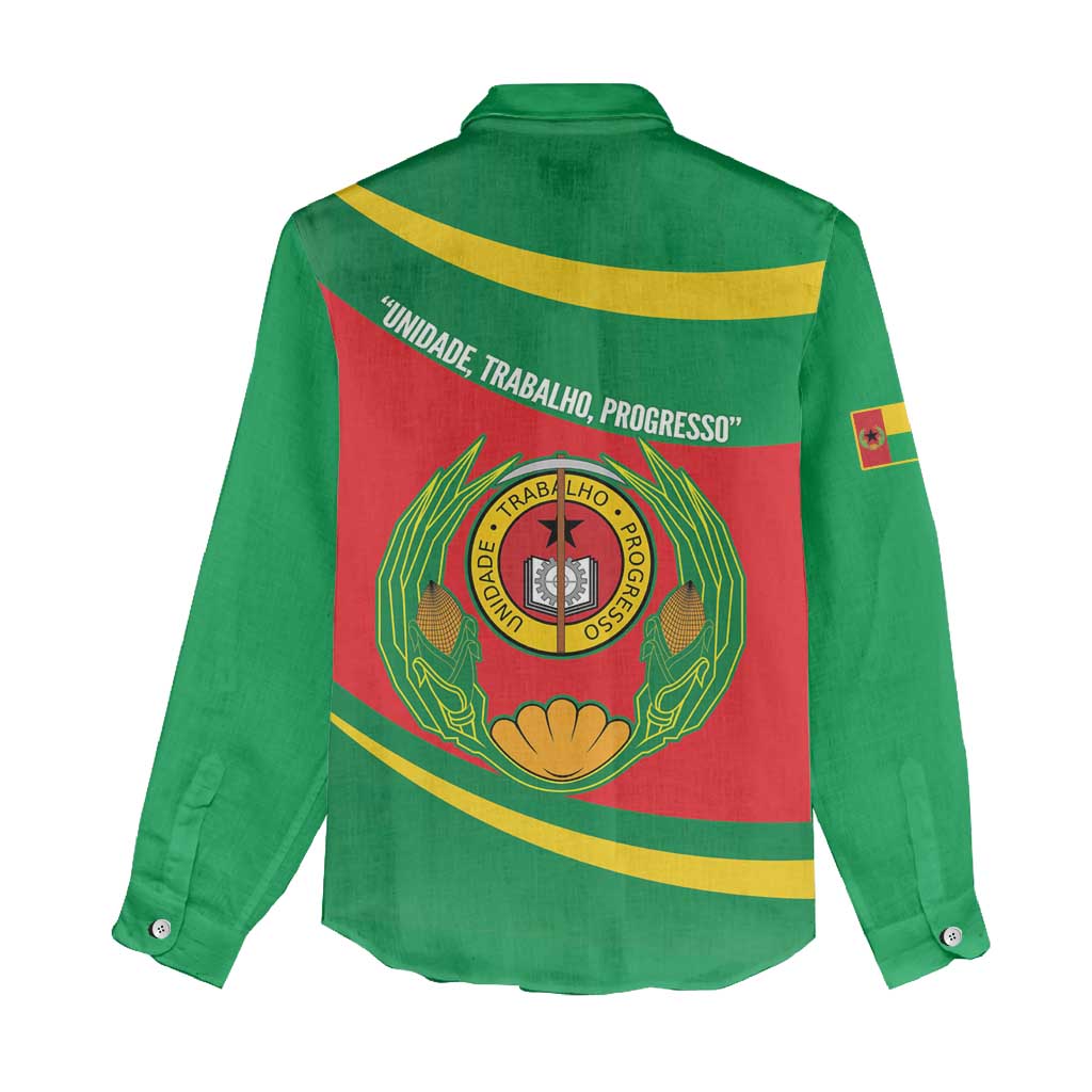 Cape Verde 1975-1992 Women Casual Shirt Unidade Trabalho Progresso LT14