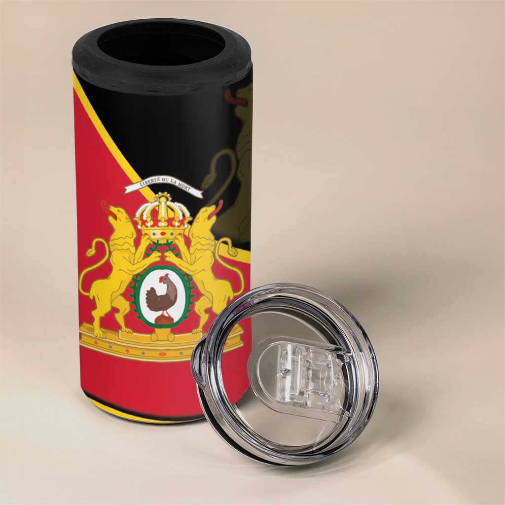First Empire Of Haiti 1804-1806 4 in 1 Can Cooler Tumbler Jean-Jacques Dessalines Liberte ou la Mort! LT14