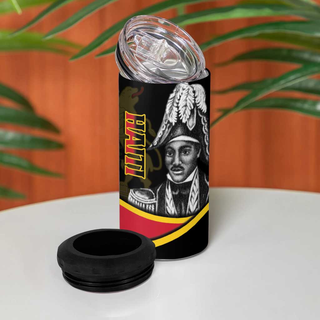 First Empire Of Haiti 1804-1806 4 in 1 Can Cooler Tumbler Jean-Jacques Dessalines Liberte ou la Mort! LT14